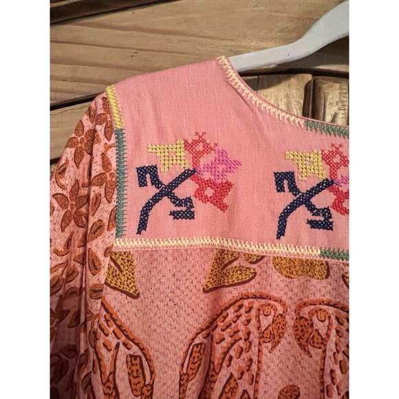 FARM RIO AINIKA MACAW MAXI DRESS Size LARGE - Picture 9 of 9